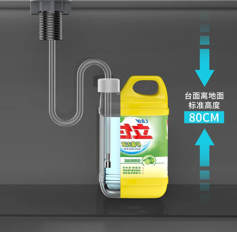Soap Dispenser for Kitchen Sink, Kitchen Sink Soap Dispenser,Detergent Pumps Extension Tube kit, Under Sink Soap Dispenser Pump