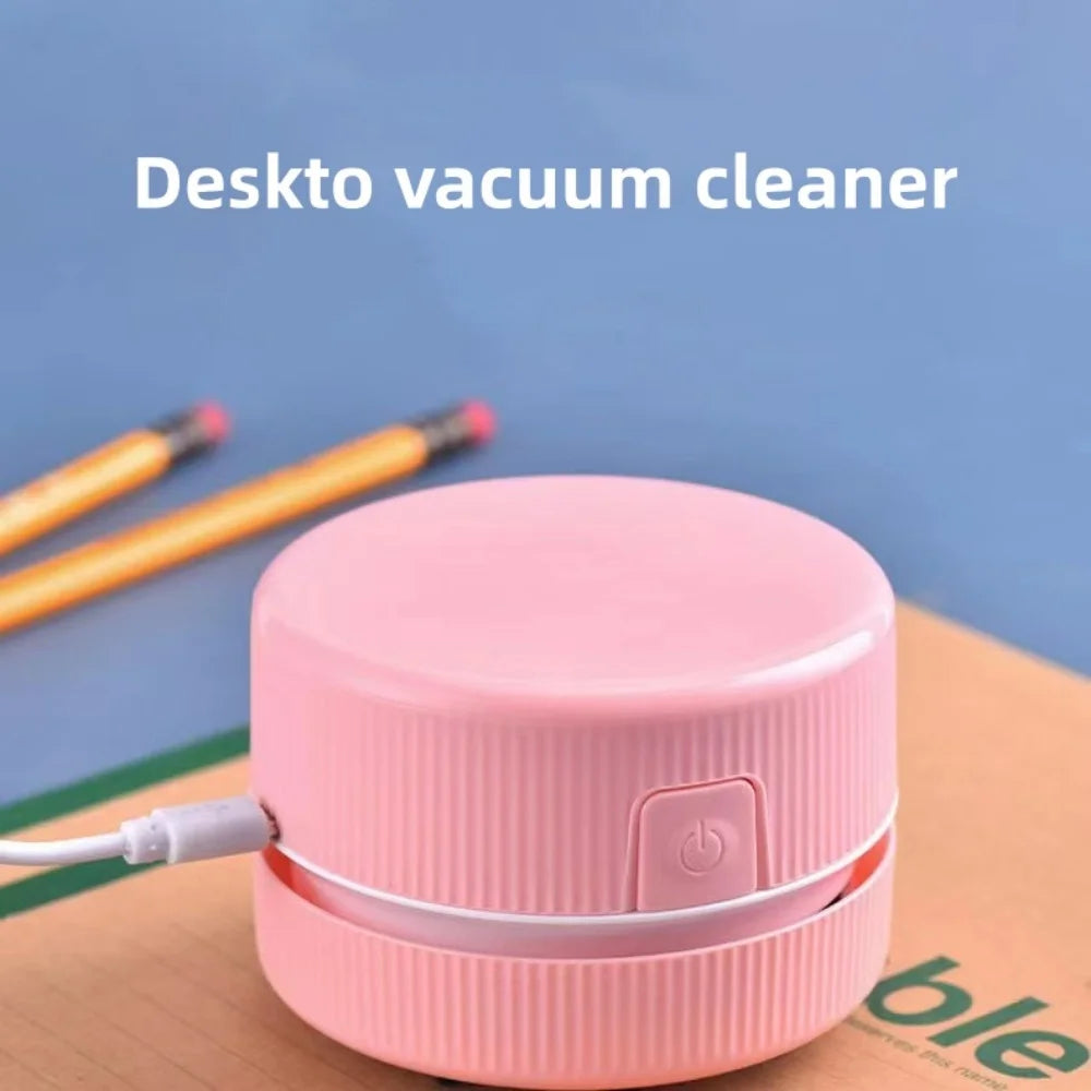 Mini Portable Desktop Vacuum Cleaner-Silent Office Study Desk Cleaning Expert For Students Exquisite Gift For Home & Office Use