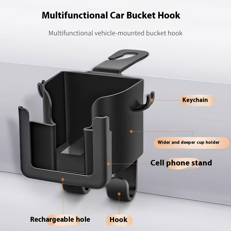 1Pc The multi-functional car seat back organizer is suitable for most vehicle models.