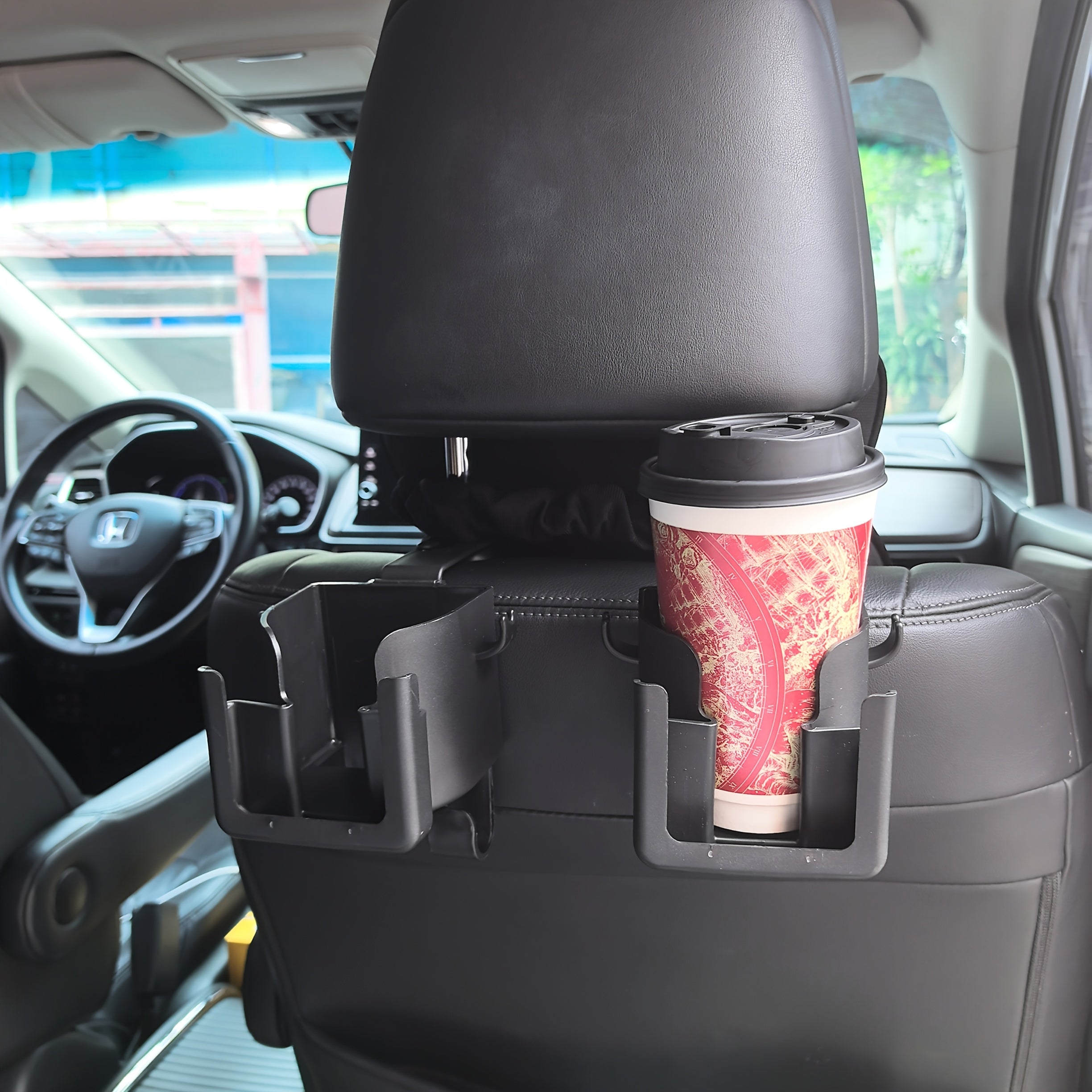 1Pc The multi-functional car seat back organizer is suitable for most vehicle models.
